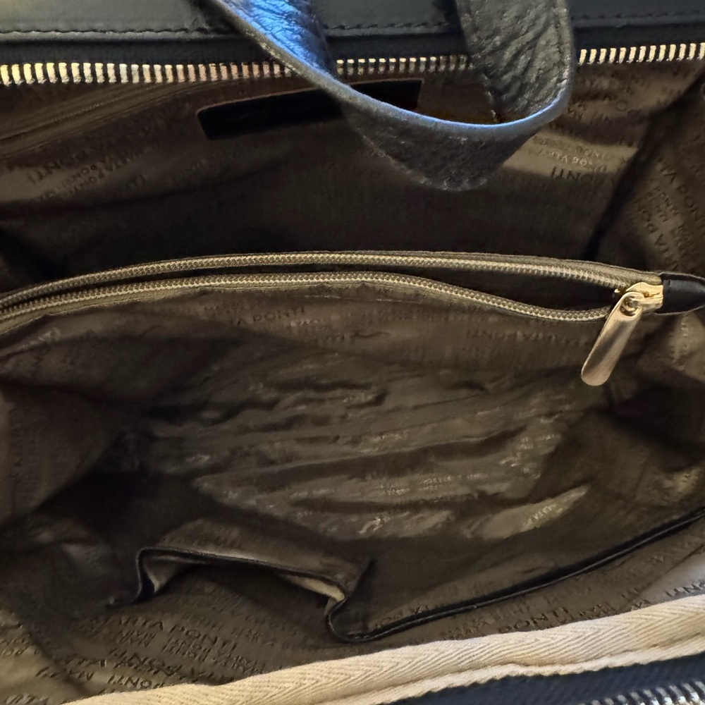 Black Leather Handbag